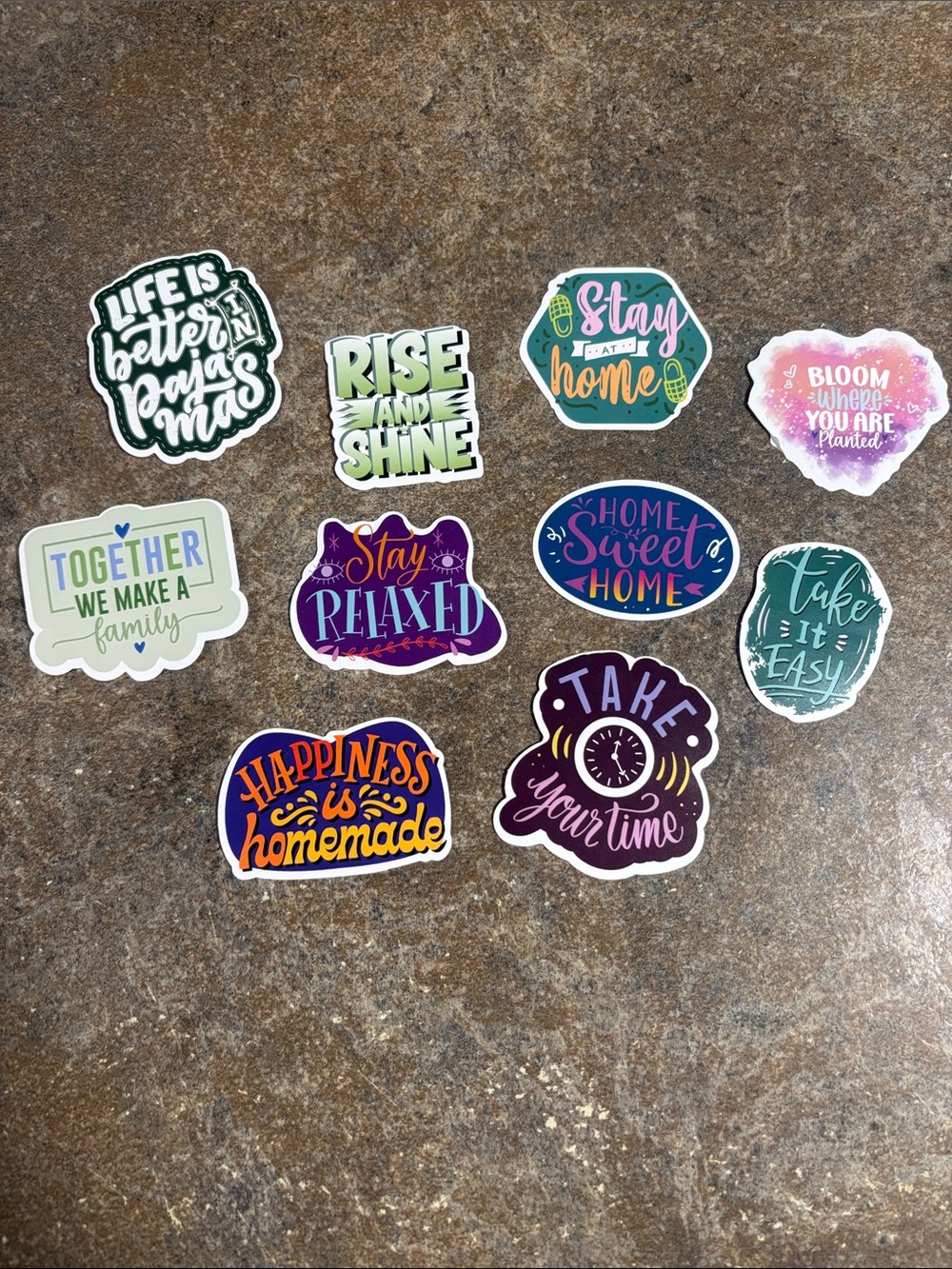 🔥Homebody Sticker Pack - Assorted Colors (10-pack) - Picture 2 of 2